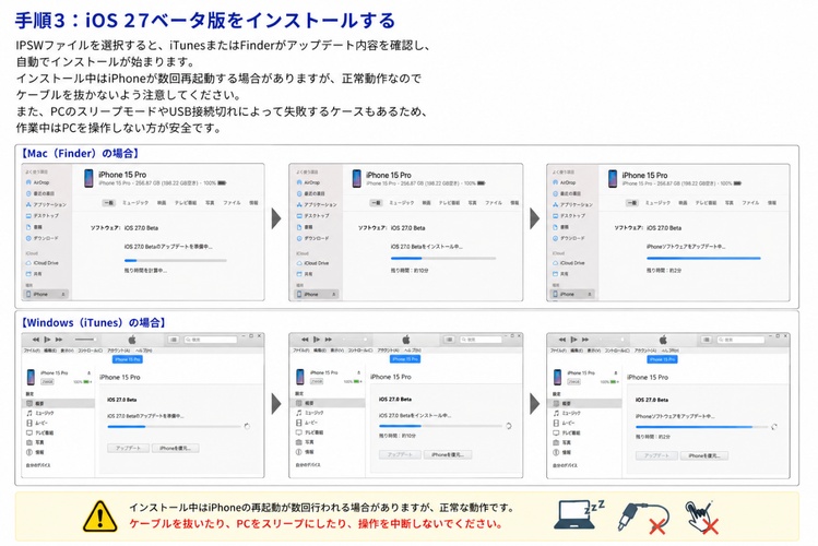 Ios 27 ベータ Ipsw ダウンロード