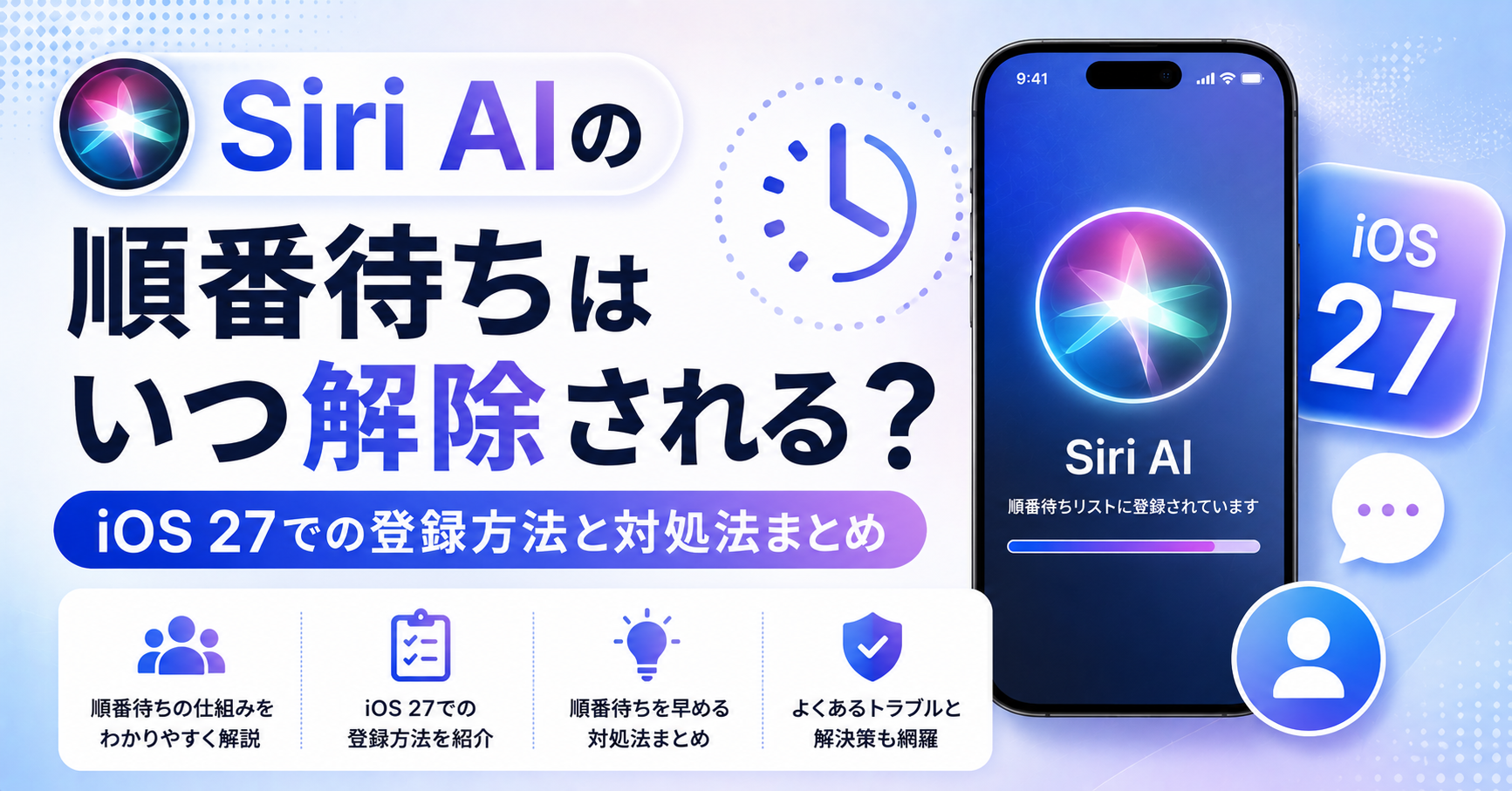 siri ai 順番待ち