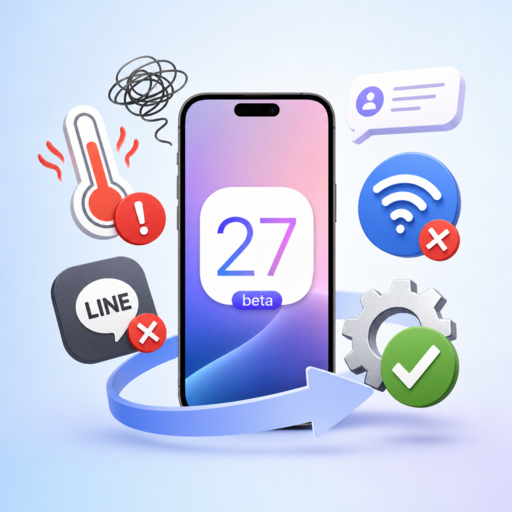 iOS27のバグ・不安定症状を解決する方法