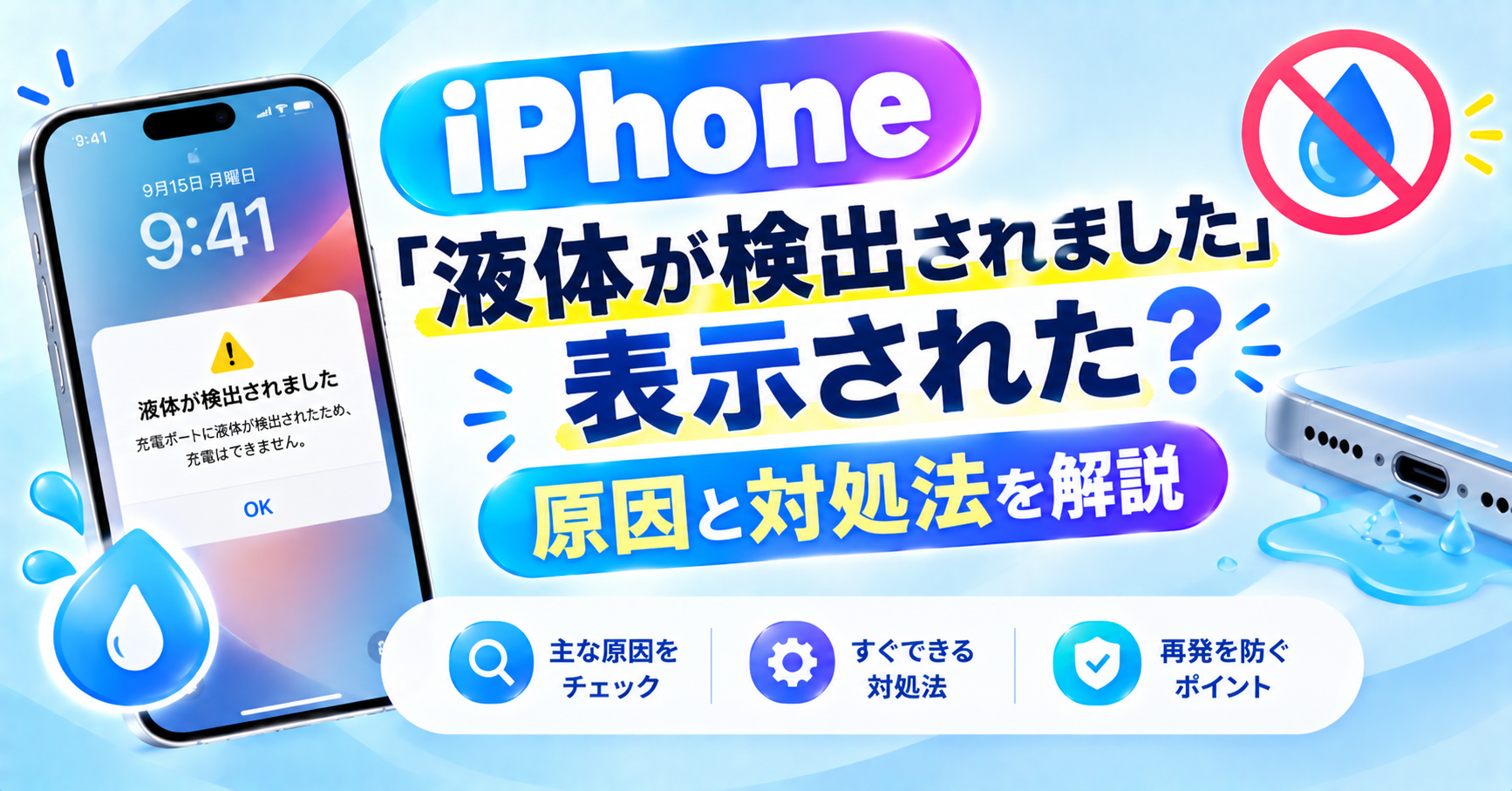 iphone 液体 が 検出 され まし た
